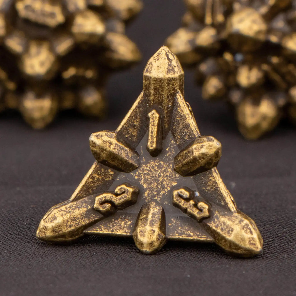 Bullet Dungeon and Dragon DND Metal Dice Set D&D, RPG Polyhedral Role Playing Game D and D D20 D12 D10 D8 D6 D4