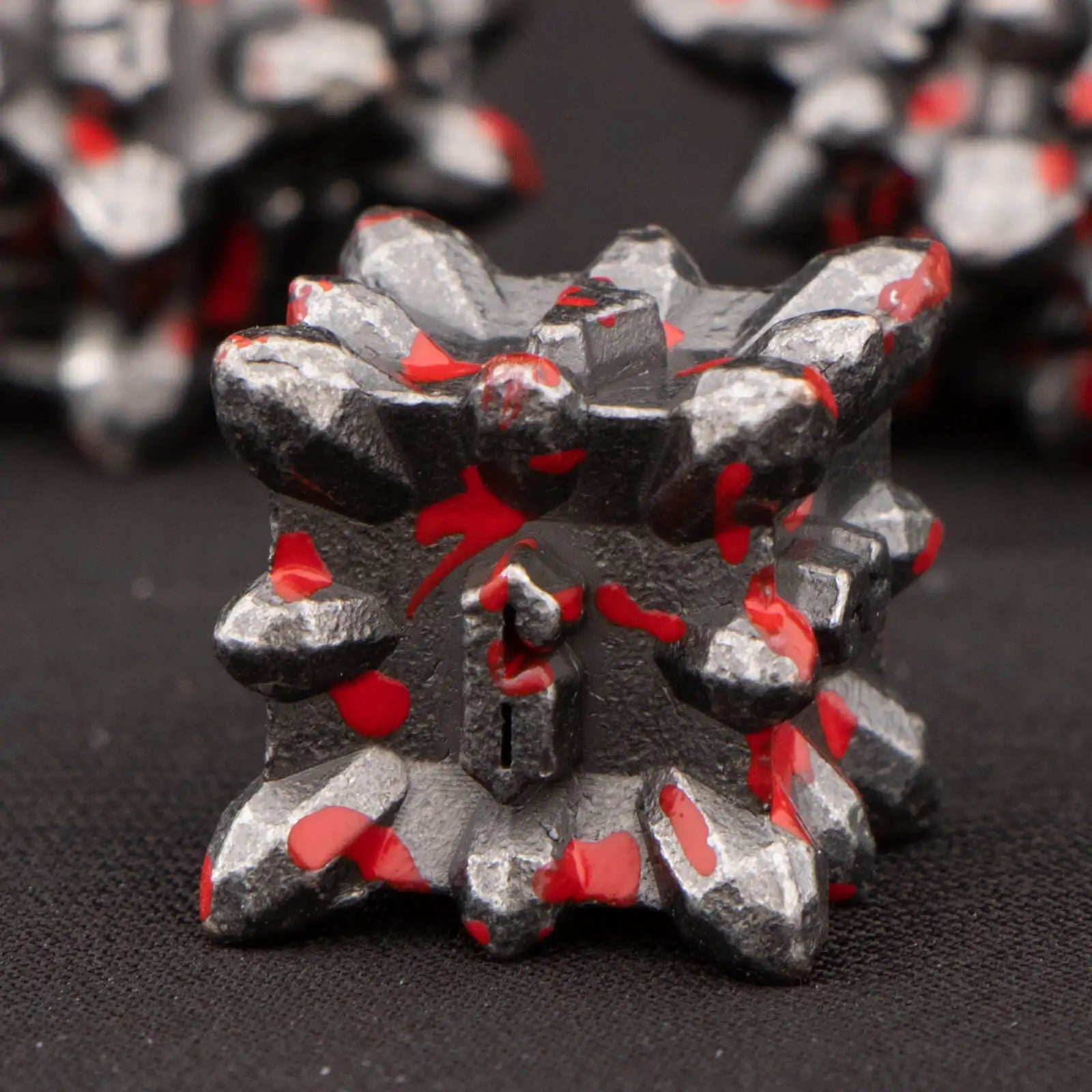 Bullet Dungeon and Dragon DND Metal Dice Set D&D, RPG Polyhedral Role Playing Game D and D D20 D12 D10 D8 D6 D4