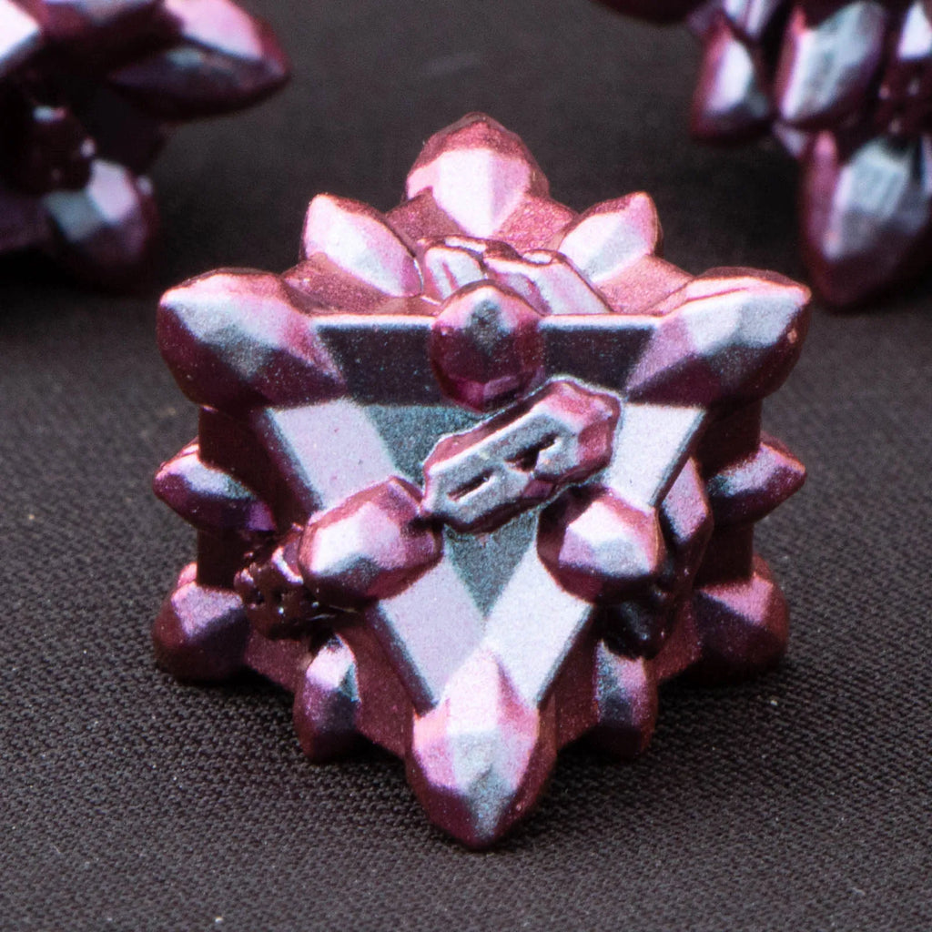 Bullet Dungeon and Dragon DND Metal Dice Set D&D, RPG Polyhedral Role Playing Game D and D D20 D12 D10 D8 D6 D4