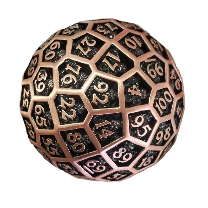 DND dice giant 100 sided dice D100 hollow TRPG dungeon; Dungeons&Dragons COC Running Team Board Game