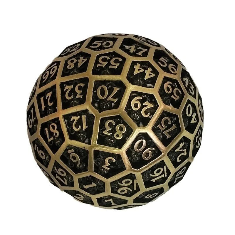 DND dice giant 100 sided dice D100 hollow TRPG dungeon; Dungeons&Dragons COC Running Team Board Game