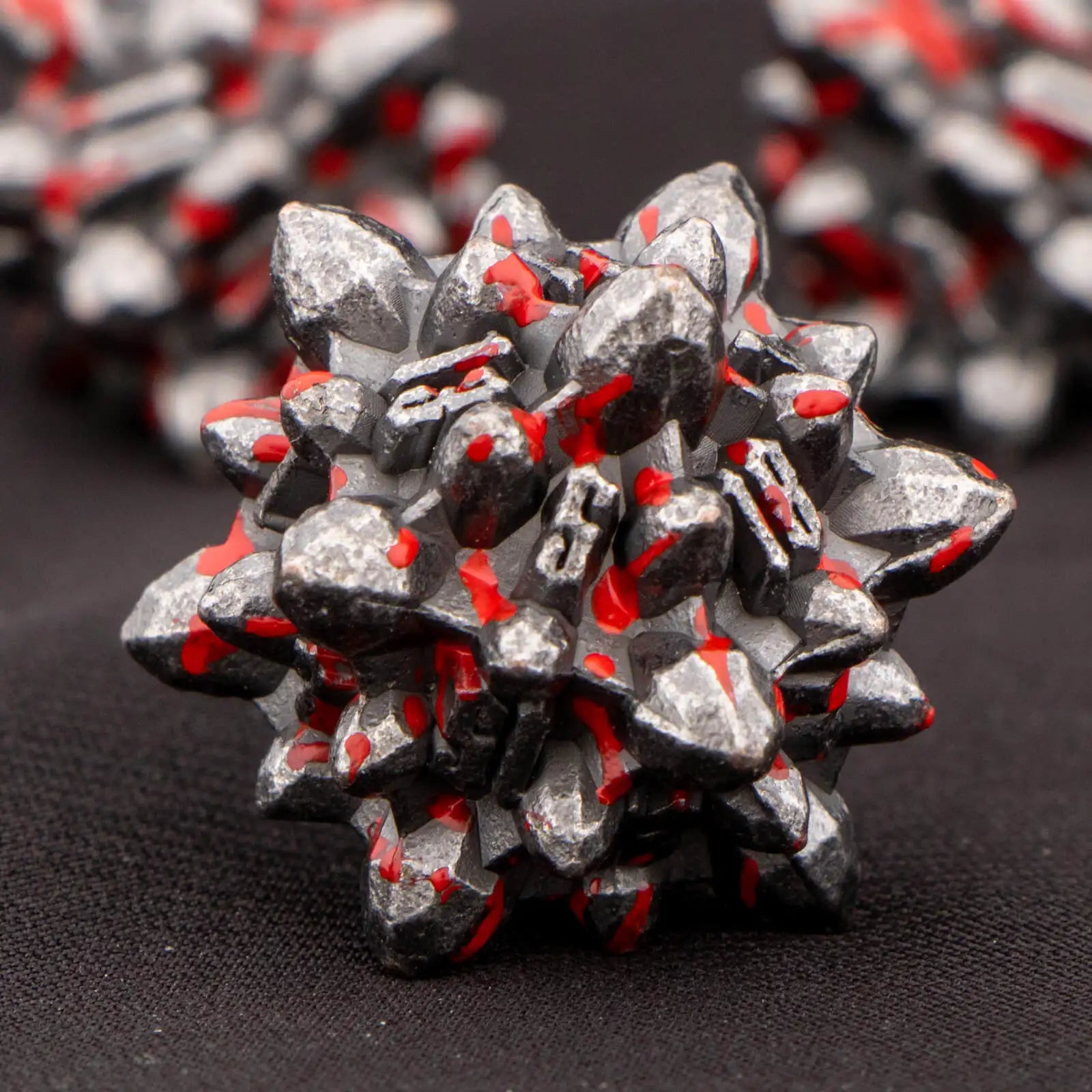 Bullet Dungeon and Dragon DND Metal Dice Set D&D, RPG Polyhedral Role Playing Game D and D D20 D12 D10 D8 D6 D4