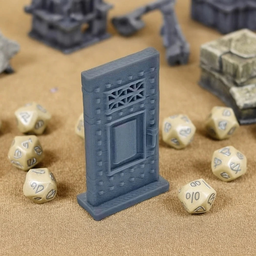 16pcs Dungeon Scenery Dungeon Doors Set Scenery & Terrain For Legend Games 3D Printed Tabletop RPG Scenery And Wargame Terrain