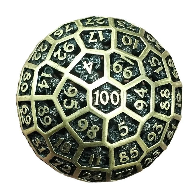 DND dice giant 100 sided dice D100 hollow TRPG dungeon; Dungeons&Dragons COC Running Team Board Game