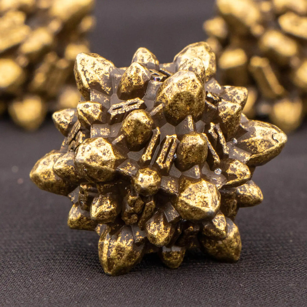 Bullet Dungeon and Dragon DND Metal Dice Set D&D, RPG Polyhedral Role Playing Game D and D D20 D12 D10 D8 D6 D4