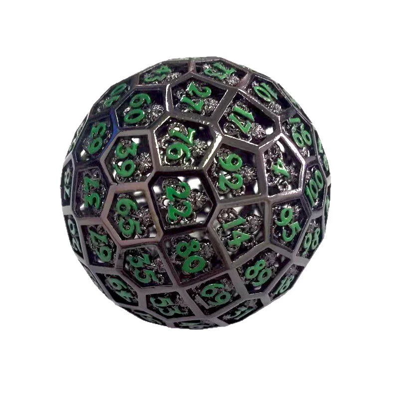 DND dice giant 100 sided dice D100 hollow TRPG dungeon; Dungeons&Dragons COC Running Team Board Game