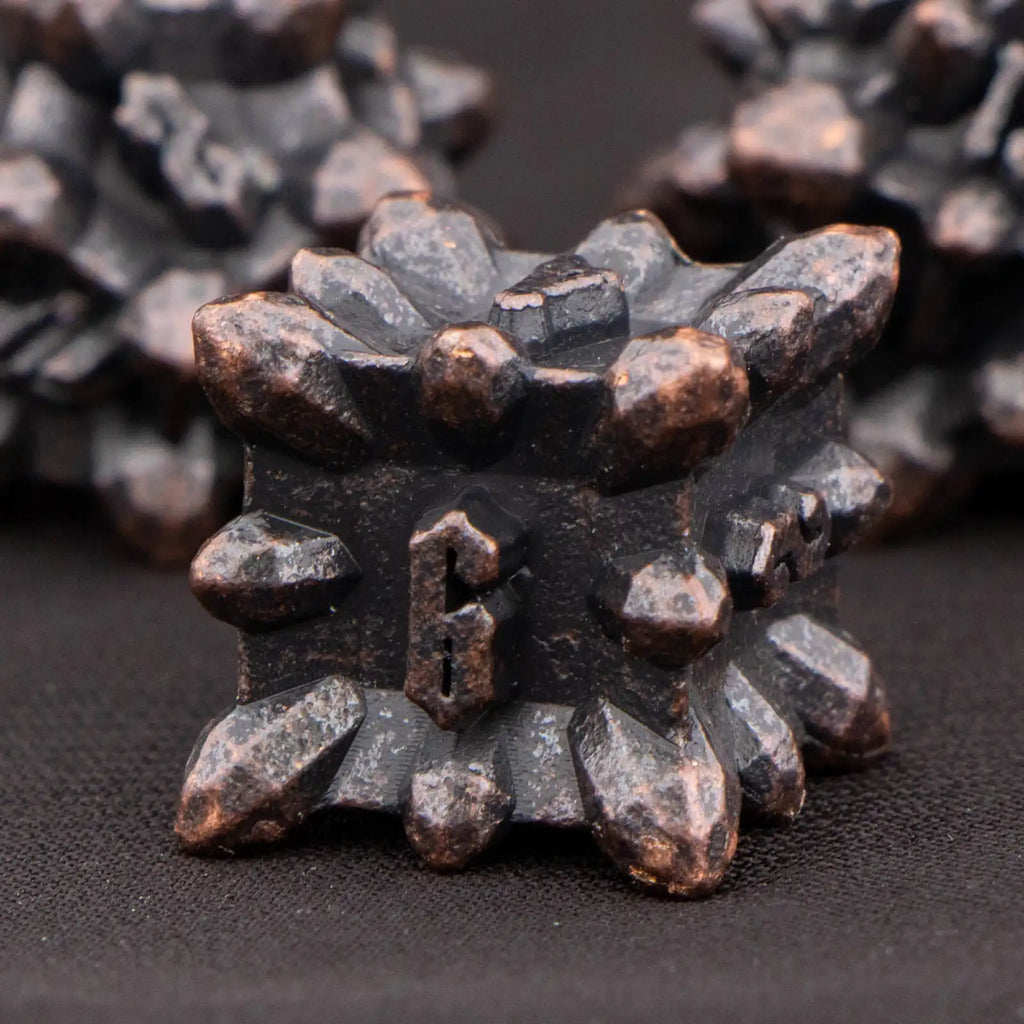 Bullet Dungeon and Dragon DND Metal Dice Set D&D, RPG Polyhedral Role Playing Game D and D D20 D12 D10 D8 D6 D4