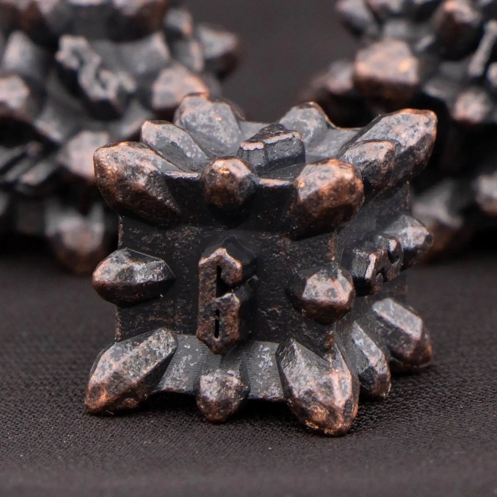 Bullet Dungeon and Dragon DND Metal Dice Set D&D, RPG Polyhedral Role Playing Game D and D D20 D12 D10 D8 D6 D4