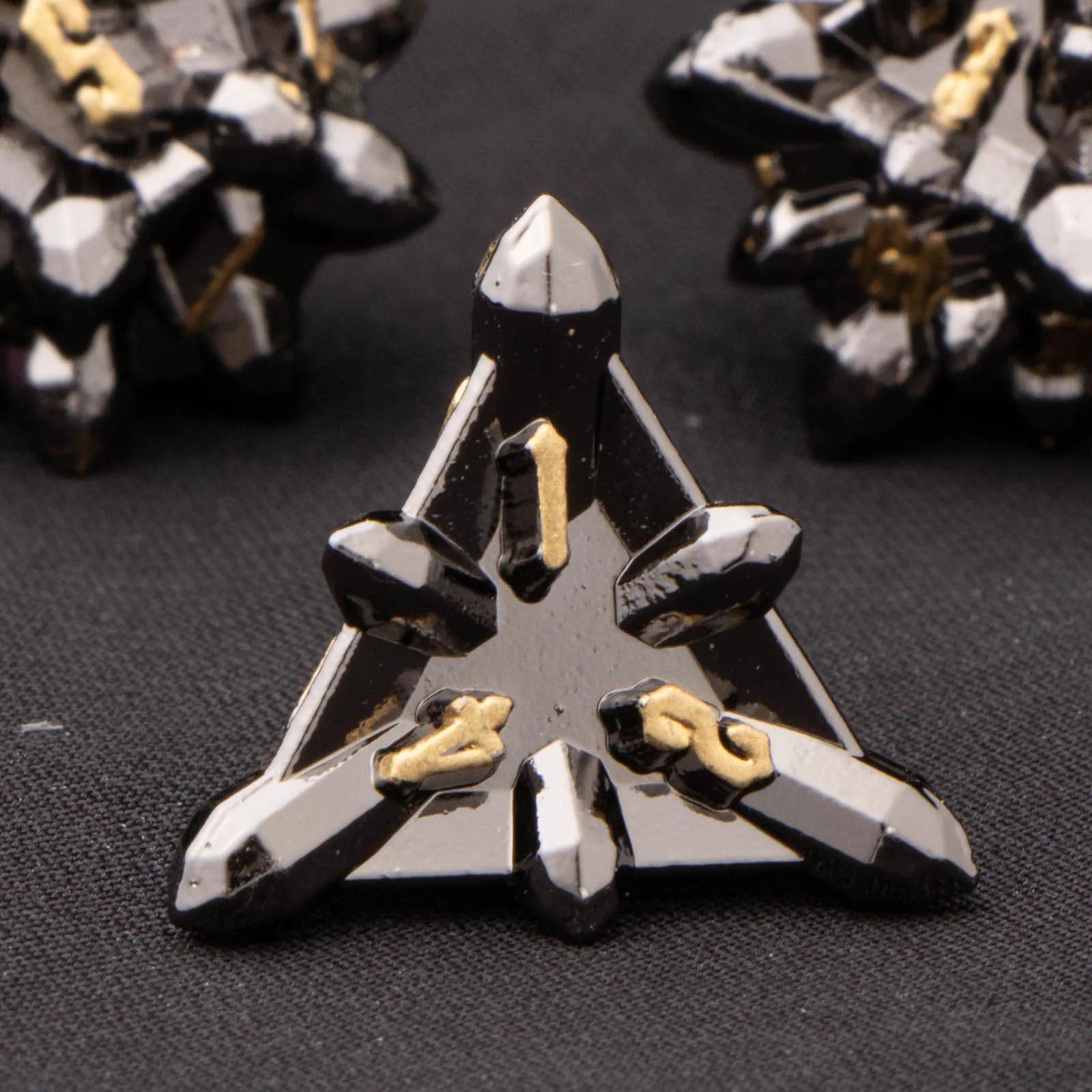 Bullet Dungeon and Dragon DND Metal Dice Set D&D, RPG Polyhedral Role Playing Game D and D D20 D12 D10 D8 D6 D4