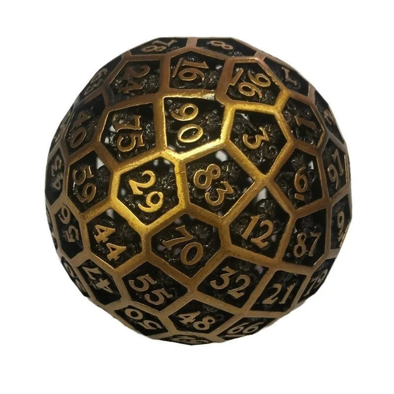 DND dice giant 100 sided dice D100 hollow TRPG dungeon; Dungeons&Dragons COC Running Team Board Game