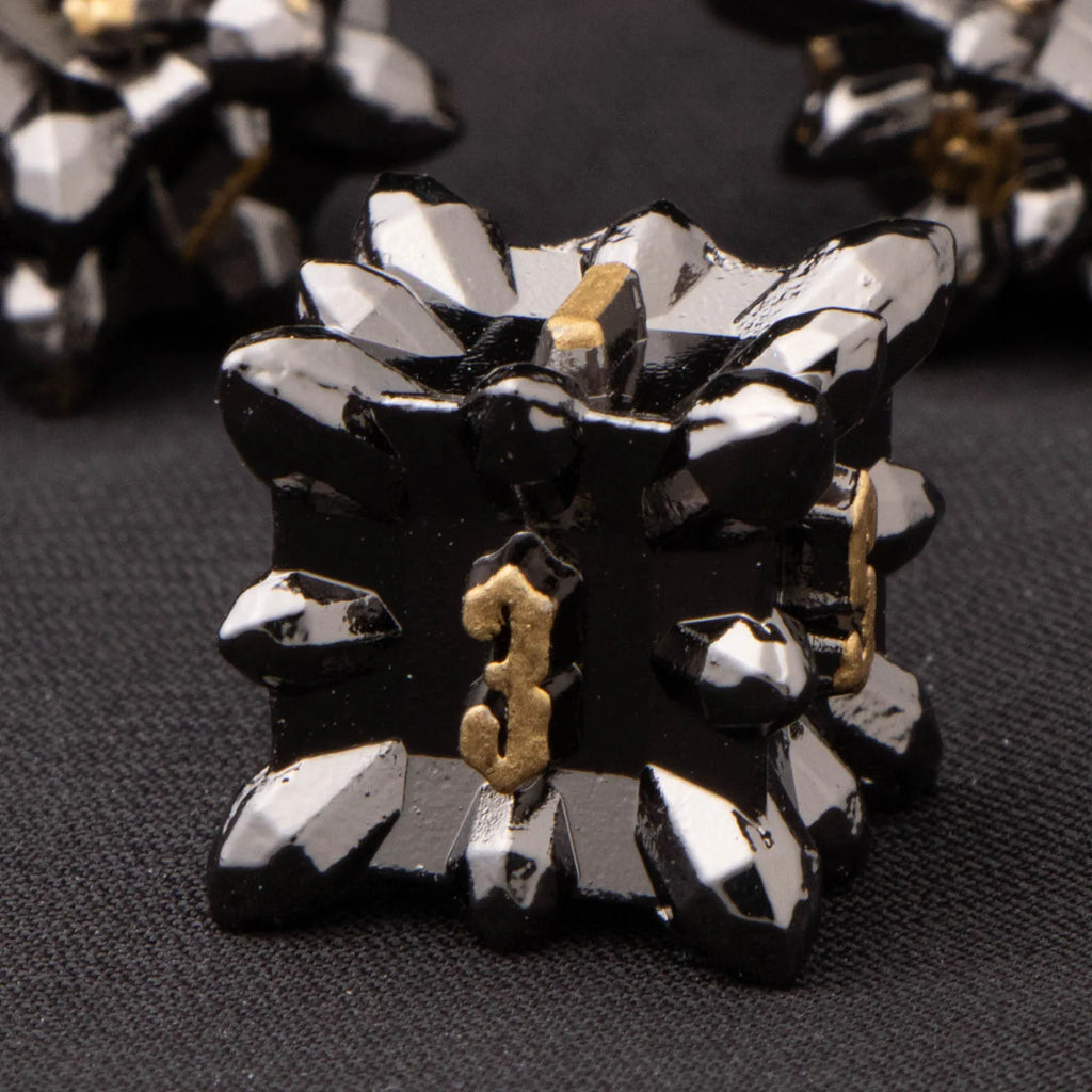 Bullet Dungeon and Dragon DND Metal Dice Set D&D, RPG Polyhedral Role Playing Game D and D D20 D12 D10 D8 D6 D4