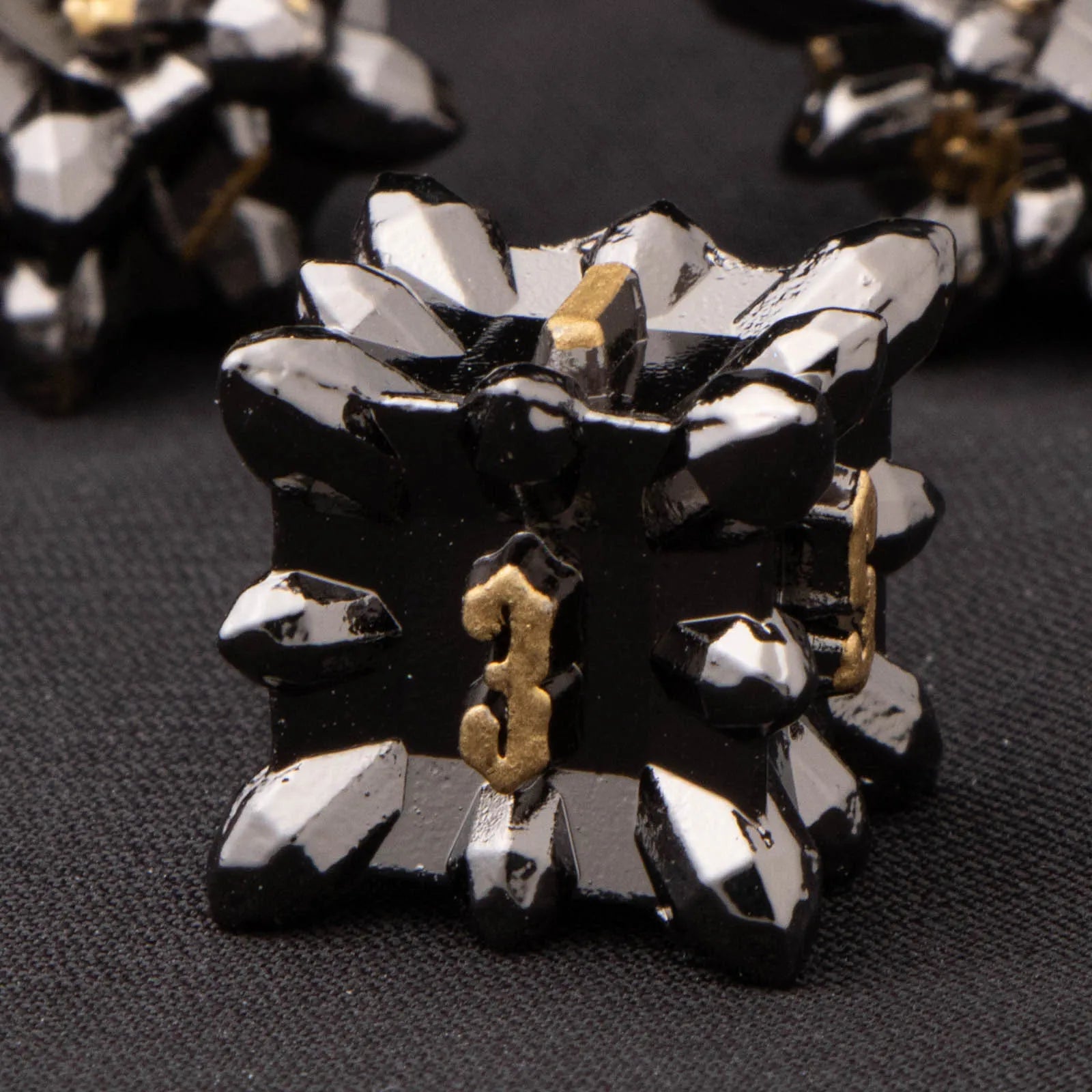 Bullet Dungeon and Dragon DND Metal Dice Set D&D, RPG Polyhedral Role Playing Game D and D D20 D12 D10 D8 D6 D4