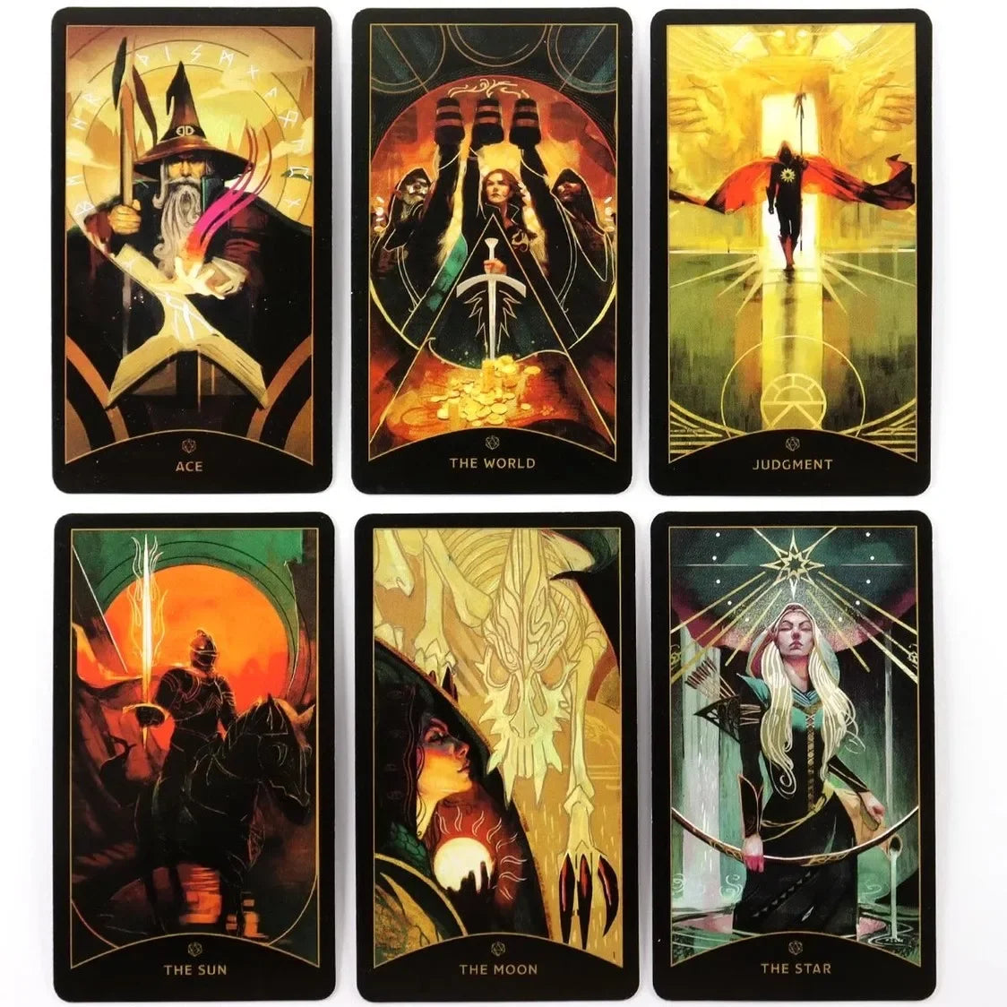 Cartas De Tarot The Dungeon & Dragons Tarot Adivinación Juego De Cartas Favor De Fiesta Juego De Mesa Divertido Juego De Cartas